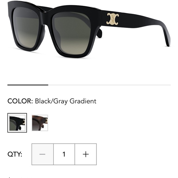 Celine geometric cat eye sunglasses - Picture 2 of 7